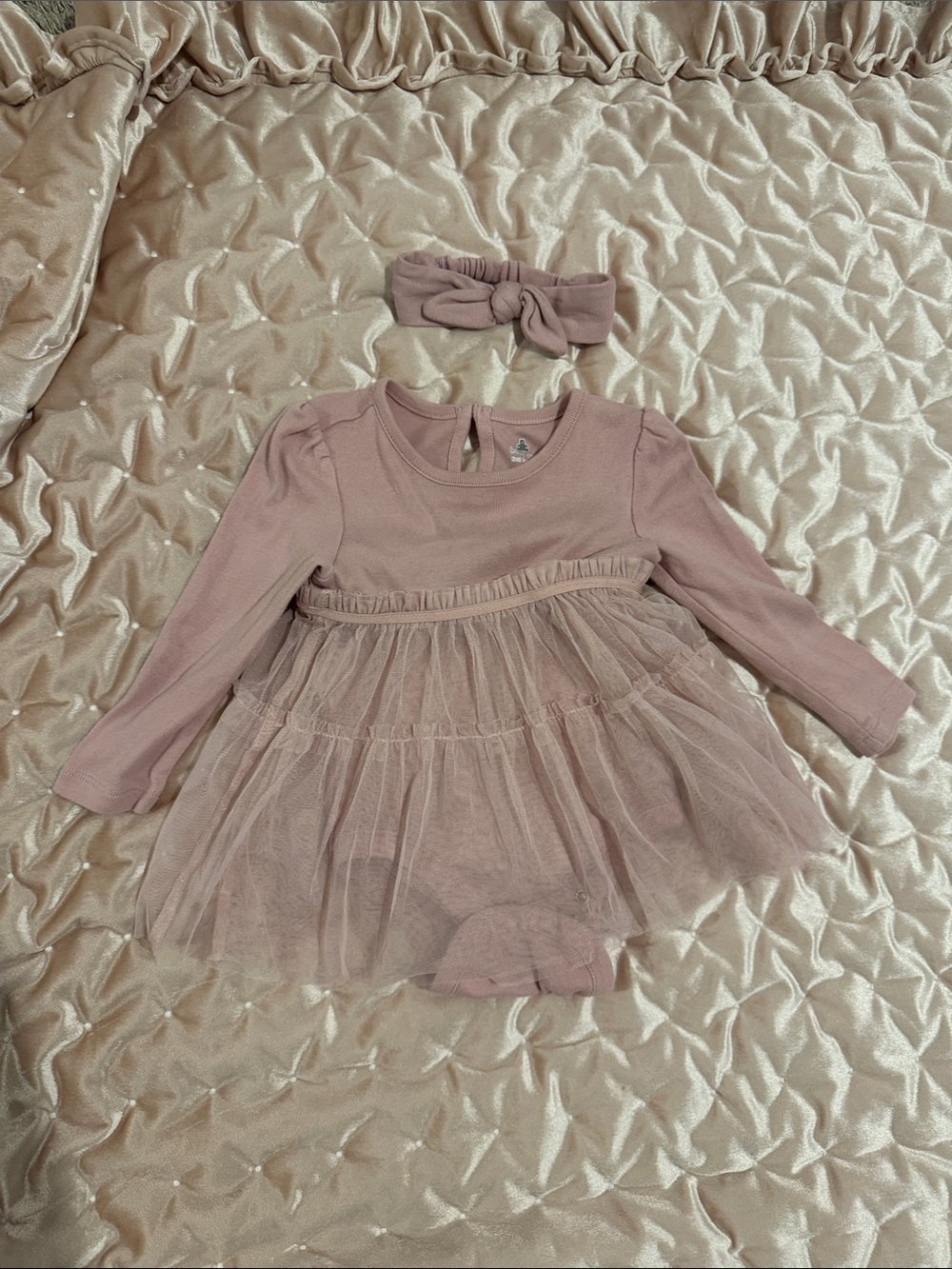 GAP Baby Pink Ribbed Bodysuit - Baby Gap